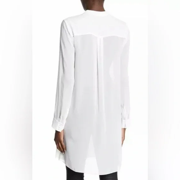 BCBGMAXAZRIA sheer blouse size Medium - Picture 2 of 4